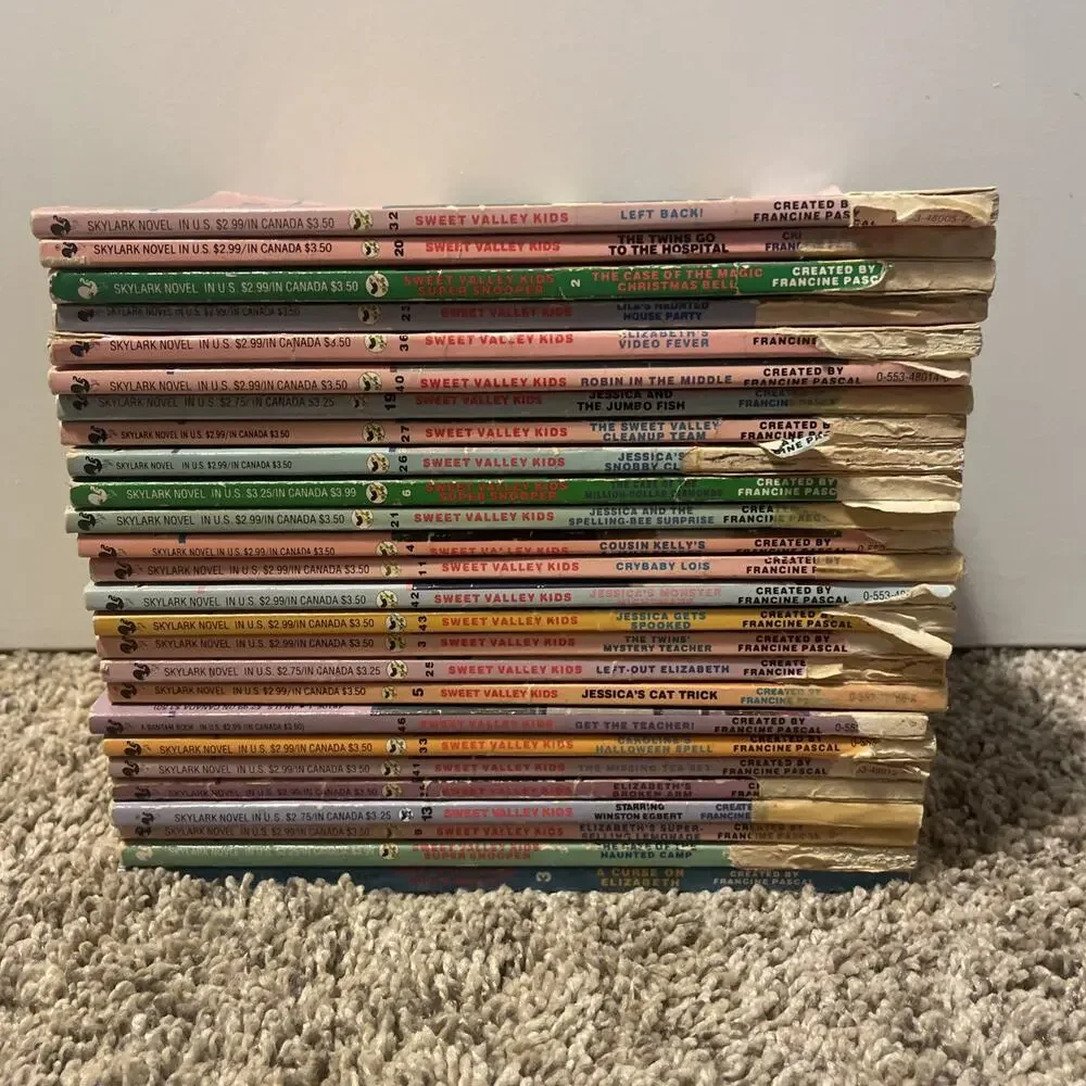 Vintage Sweet Valley Kids Lot of 26 Books Francine Pascal 90s YA Paperback Set